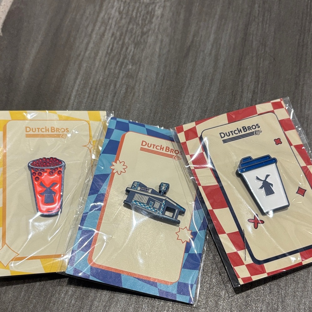 Dutch Bros Pin Set
